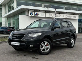 2008 Hyundai Santa Fe II, чёрный, 689000 рублей, вид 1
