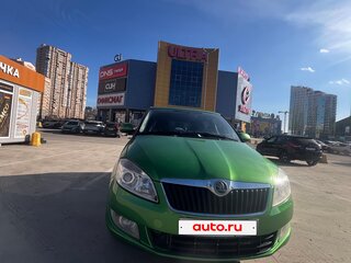 2012 Skoda Fabia II Рестайлинг, зелёный, 420000 рублей, вид 5