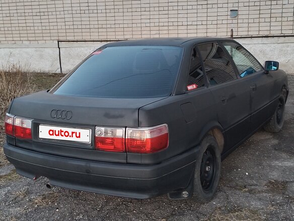 1988 Audi 80 IV (B3), чёрный, 199000 рублей - вид 9