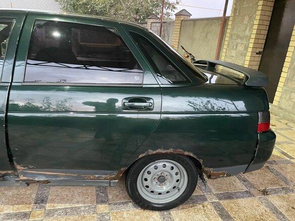2004 Lada (ВАЗ) 2110, зелёный, 75000 рублей - вид 3