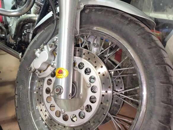 2003 Yamaha XVS1100, серый, 470000 рублей