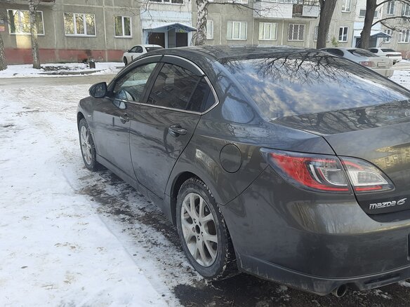 2011 Mazda 6 II (GH) Рестайлинг, серый, 1180000 рублей - вид 3