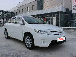 2012 Toyota Corolla X (E140, E150) Рестайлинг, белый, 1350000 рублей, вид 1