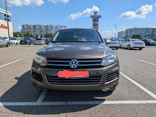 2012 Volkswagen Touareg II, коричневый, 1990000 рублей, вид 2