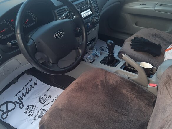 2007 Kia Optima II, серый, 620000 рублей - вид 9