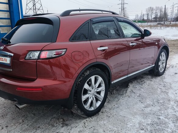2008 Infiniti FX35 I (S50) Рестайлинг, оранжевый, 1010000 рублей - вид 18
