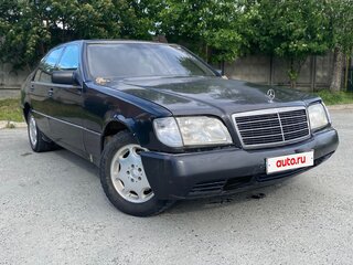 1993 Mercedes-Benz S-Класс 300 5-speed III (W140), чёрный, 250000 рублей, вид 4