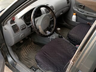 2008 Hyundai Accent ТагАЗ II, серый, 480000 рублей, вид 3