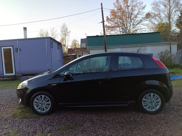2007 Fiat Punto III Grande Punto, чёрный, 255000 рублей - вид 7