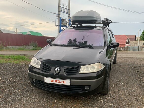 2006 Renault Megane II Рестайлинг, чёрный, 670000 рублей - вид 7