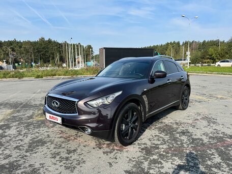 2010 Infiniti FX37 II (S51), коричневый, 2190000 рублей, вид 1