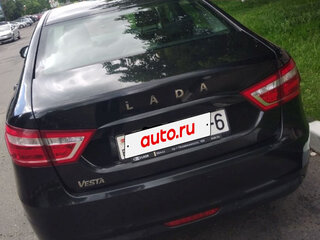 2017 Lada (ВАЗ) Vesta I, чёрный, 770000 рублей, вид 5