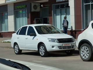 2014 Lada (ВАЗ) Granta I, белый, 350000 рублей, вид 5
