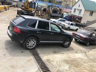 2006 Porsche Cayenne I (955), чёрный, 750000 рублей, вид 4