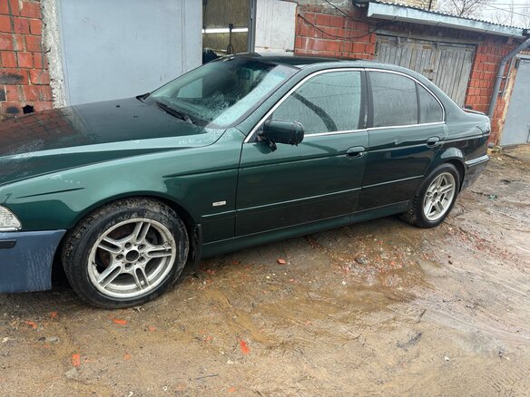 2003 BMW 5 серии 520i IV (E39) Рестайлинг, зелёный, 560000 рублей - вид 7