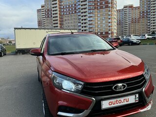 2018 Lada (ВАЗ) Vesta I, красный, 960000 рублей, вид 2