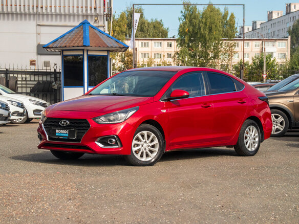 2018 Hyundai Solaris II, красный - вид 1