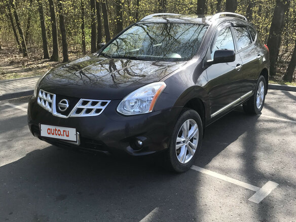2012 Nissan Rogue I Рестайлинг, фиолетовый