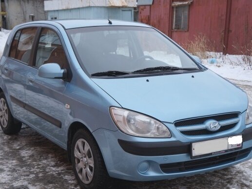 2008 Hyundai Getz I, голубой - вид 3