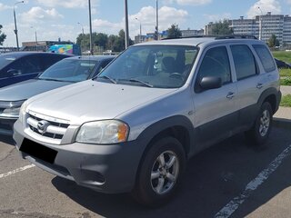 2005 Mazda Tribute I Рестайлинг, серебристый, 393000 рублей, вид 1