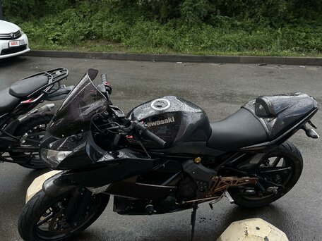 2011 Kawasaki ER-4F (Ninja 400R), чёрный, 380000 рублей, вид 3
