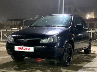 2010 Lada (ВАЗ) Kalina I, чёрный, 185000 рублей, вид 1