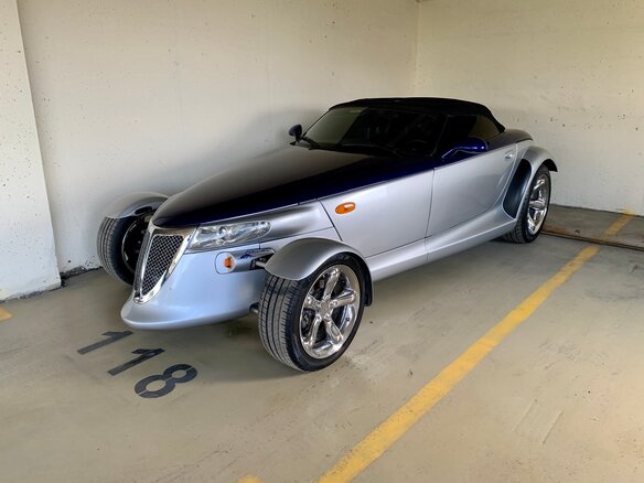 2001 Chrysler Prowler, серебристый - вид 20