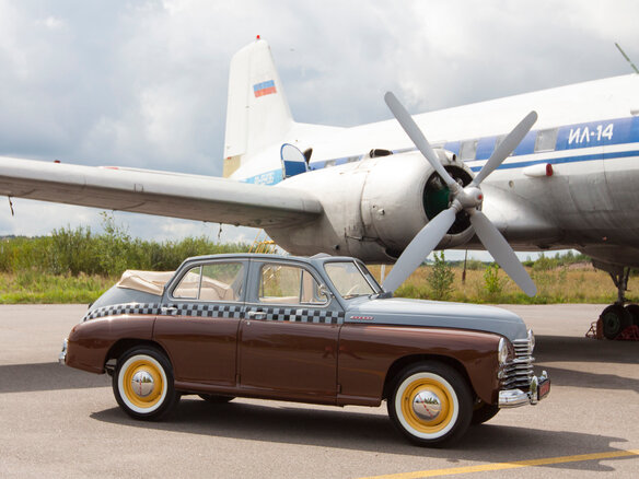 1950 ГАЗ М-20 «Победа», коричневый - вид 7