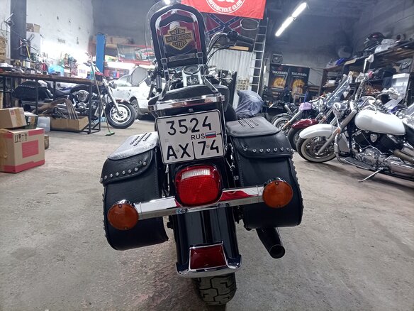 2005 Harley-Davidson Heritage, чёрный - вид 3