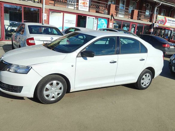 2016 Skoda Rapid I, белый, 580000 рублей