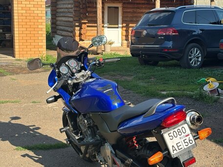 2001 Honda CB 600F Hornet, синий, 375000 рублей, вид 4