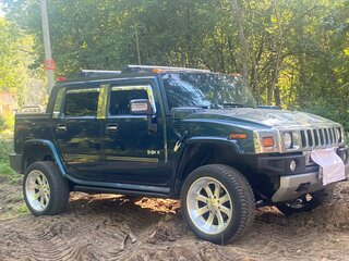 2008 Hummer H2 I Рестайлинг, зелёный, 3750000 рублей, вид 4