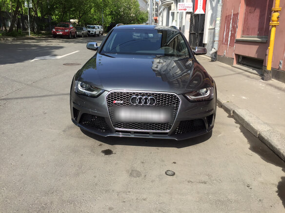 2015 Audi RS 4 III (B8), серый