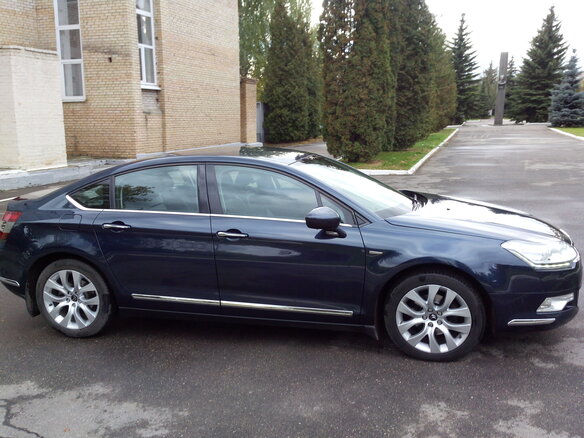 2012 Citroen C5 II, синий - вид 4
