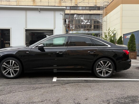2021 Audi A6 45 TFSI V (C8), чёрный, 5500000 рублей - вид 2