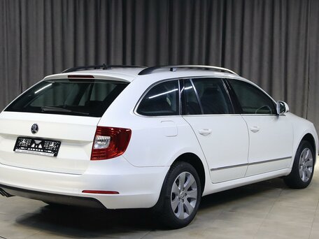 2014 Skoda Superb DSG II Рестайлинг, белый, 1149000 рублей, вид 2