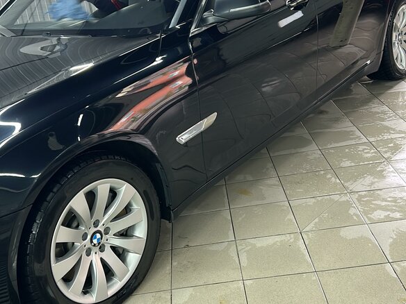 2012 BMW 7 серии 750Li xDrive V (F01/F02/F04) Рестайлинг, чёрный - вид 7