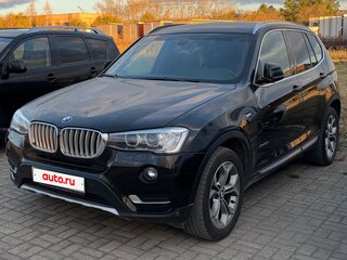 2017 BMW X3 20d xDrive II (F25) Рестайлинг, чёрный, 3150000 рублей, вид 1
