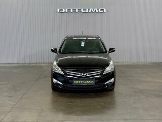 2015 Hyundai Solaris I Рестайлинг, чёрный, 1097000 рублей, вид 2