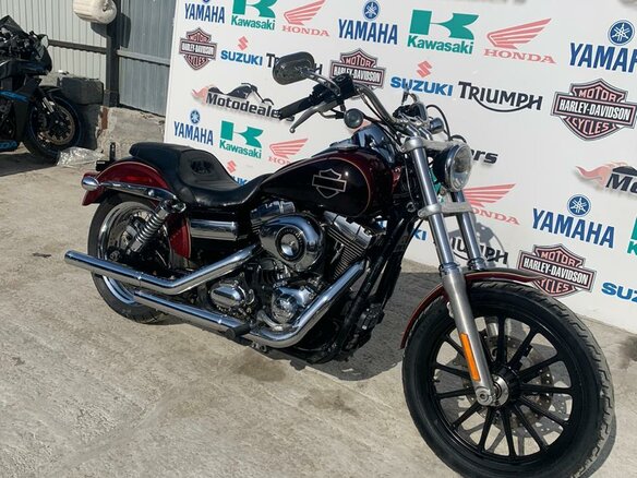 2014 Harley-Davidson Dyna Super Glide, пурпурный - вид 2