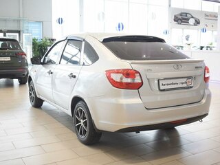 2015 Lada (ВАЗ) Granta I, серебристый, 590000 рублей, вид 4
