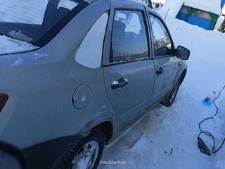 2014 Lada (ВАЗ) Granta I, серебристый, 170000 рублей, вид 2