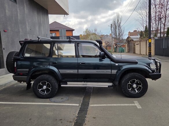 1996 Toyota Land Cruiser 80 Series Рестайлинг, зелёный, 1700000 рублей - вид 6