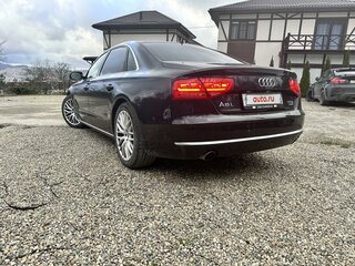 2013 Audi A8 Long III (D4), чёрный, 1999999 рублей, вид 4