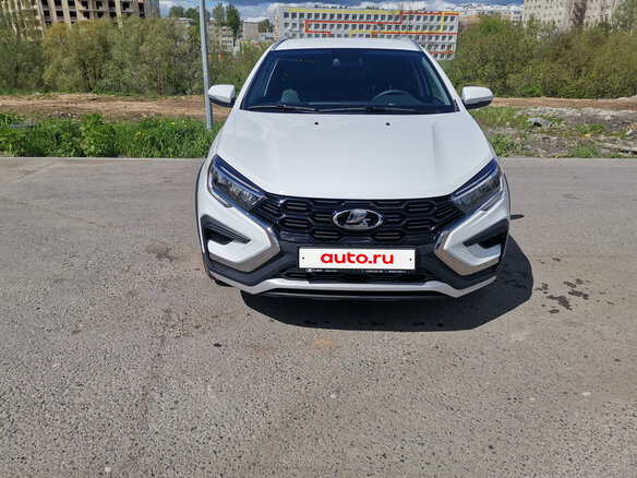2024 Lada (ВАЗ) Vesta SW Cross I Рестайлинг (NG), белый, 1800000 рублей - вид 2