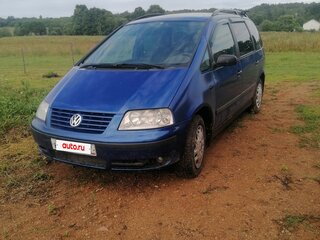 2003 Volkswagen Sharan I Рестайлинг, синий, 350000 рублей, вид 1