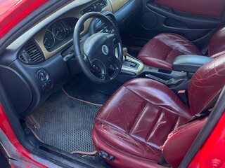 2001 Jaguar X-Type I, красный, 365000 рублей, вид 4