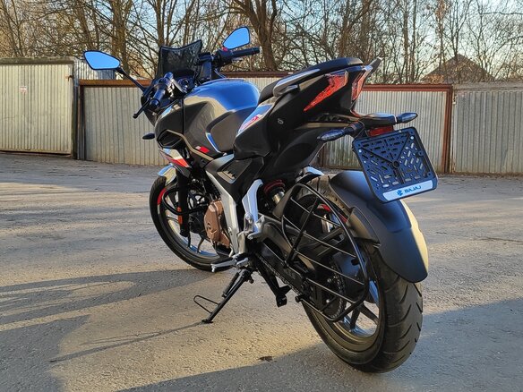2022 Bajaj Pulsar N250, чёрный - вид 13