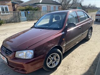 2009 Hyundai Accent ТагАЗ II, красный, 500000 рублей, вид 3