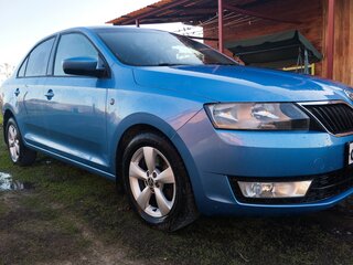 2014 Skoda Rapid I, синий, 1150000 рублей, вид 2